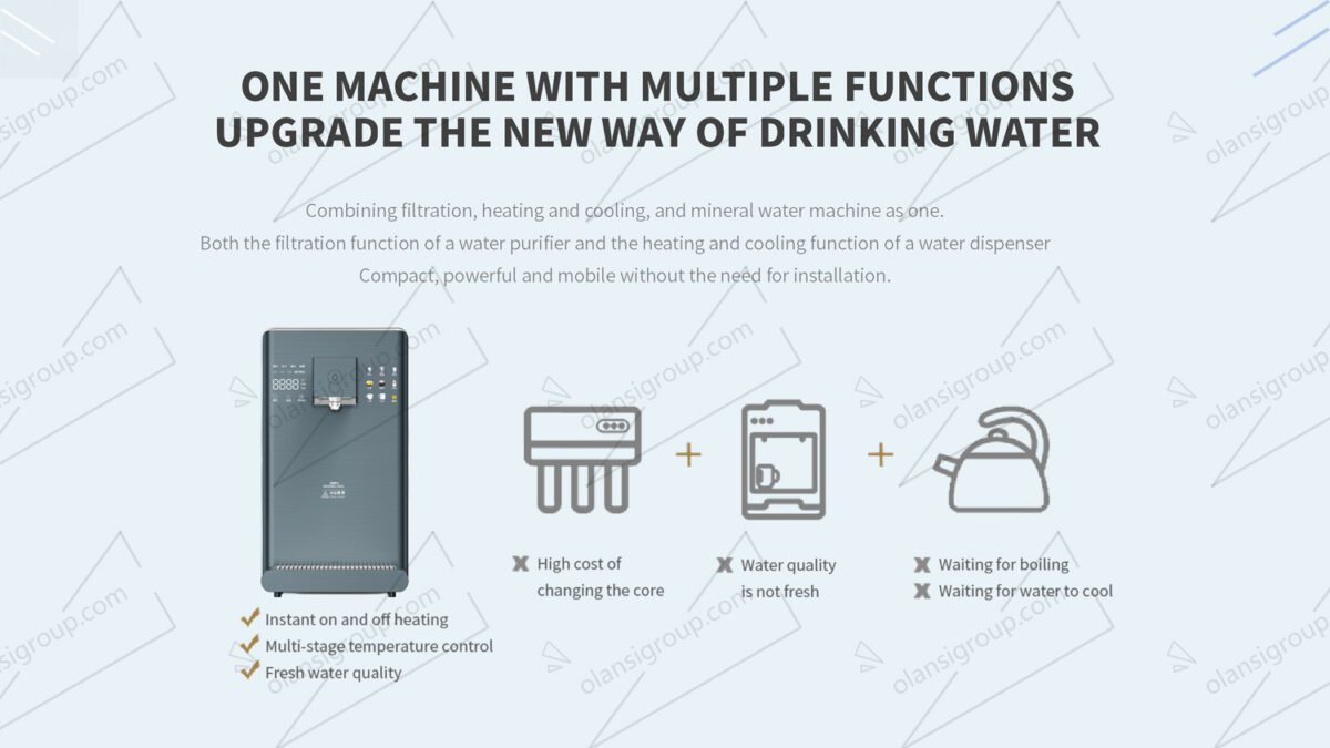 Ice water making machine